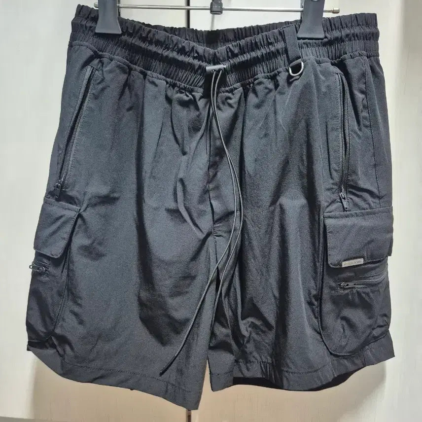 [BUNJANG] Hyperdenim Nylon Black Cargo Shorts L / 하이퍼데님 나일론 블랙 카고 반바지 L