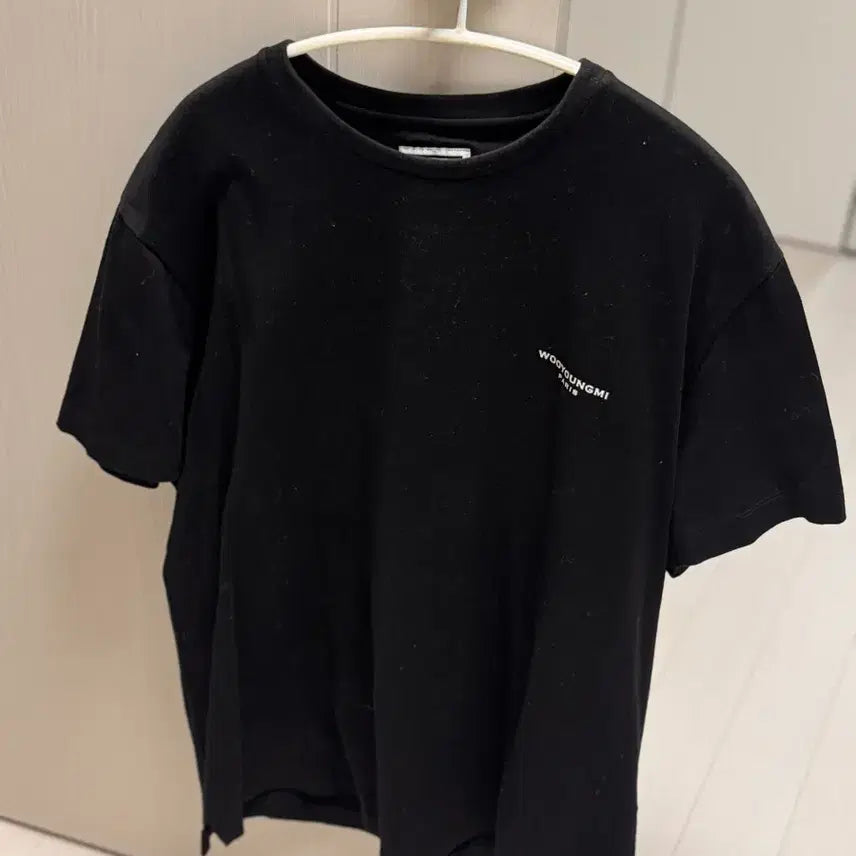 [BUNJANG] Wooyoungmi Back Logo Short Sleeve T-Shirt Size 46 / 우영미 백로고 반팔티 46사이즈