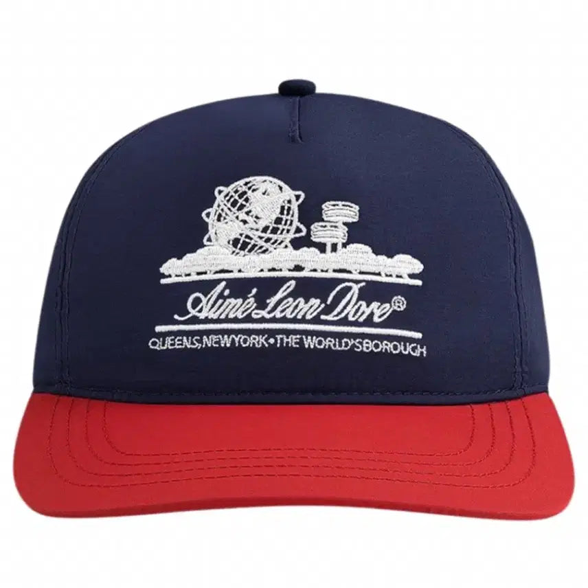 [BUNJANG] Aimé Leon Dore Unisphere Cap Navy Multicolor Nylon / 에임 레온 도르 나일론 유니스피어 캡 네이비 멀티컬러