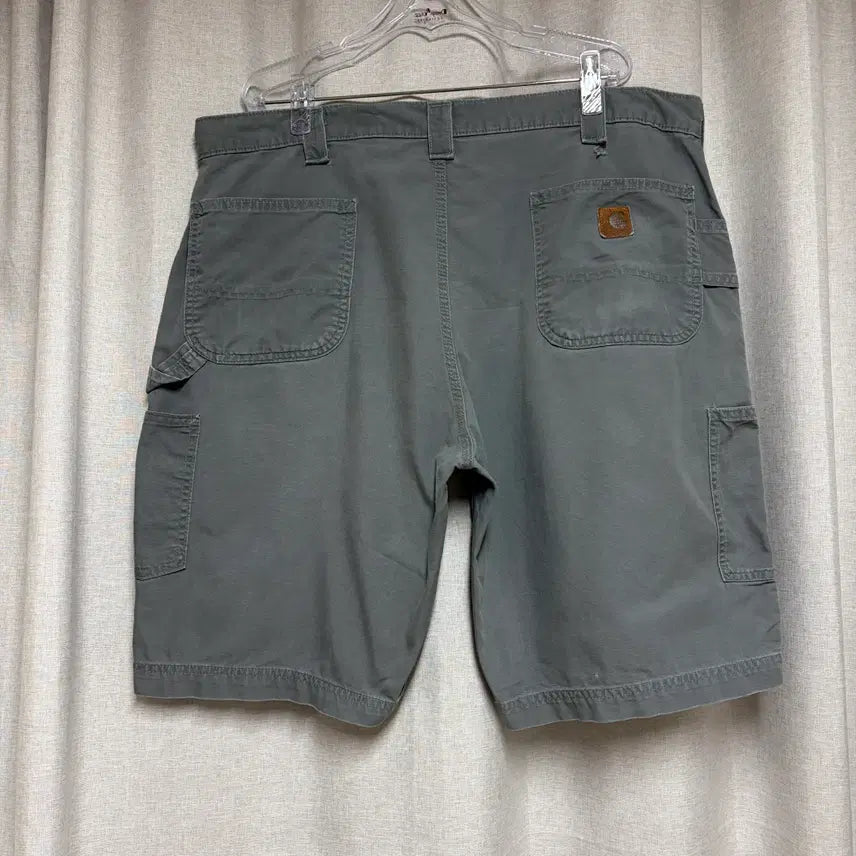 [BUNJANG] Carhartt B147 Carpenter Shorts Grey W40 (Actual W38-39) / 칼하트 B147 카펜터 쇼츠 그레이 W40 (실측 W38~39)
