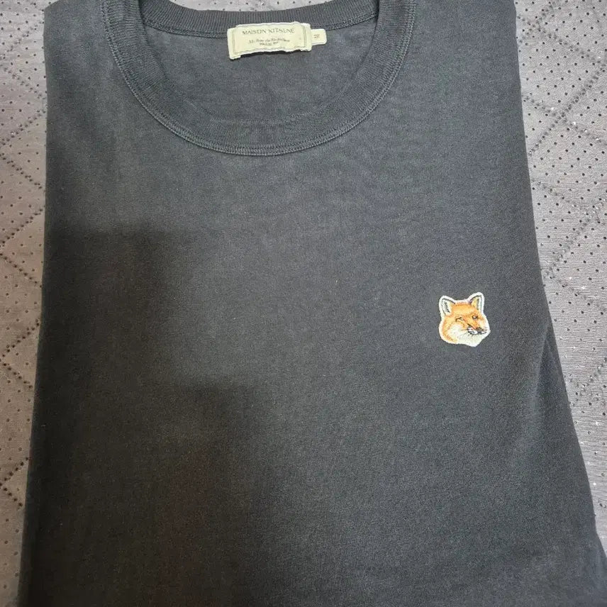 [BUNJANG] Maison Kitsuné Fox Head Short Sleeve T-Shirt Black M / 메종키츠네 폭스헤드 반팔 블랙 m (100)