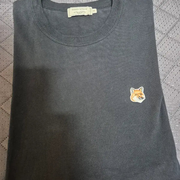 [BUNJANG] Maison Kitsuné Fox Head Short Sleeve T-Shirt Black M / 메종키츠네 폭스헤드 반팔 블랙 m (100)