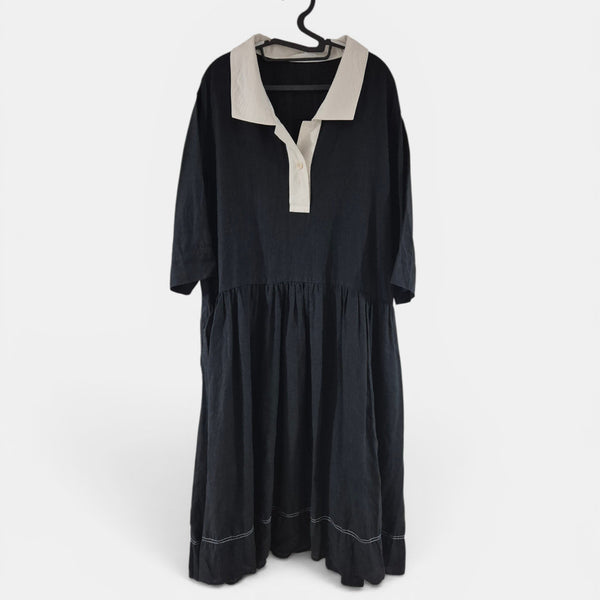 [BUNJANG] Aeer Linen Long Dress Women / 아에르aeer 린넨 롱 원피스 여성