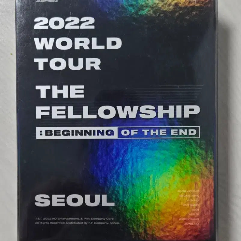 [BUNJANG] ATEEZ 2022 World Tour DVD 'THE FELLOWSHIP : BEGINNING OF THE END' - Including Choi San Photocard / 에이티즈 2022 월드투어 DVD 앨범