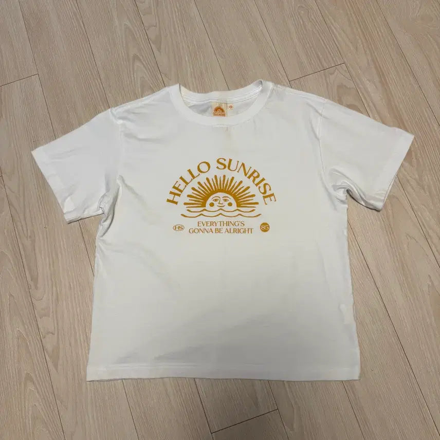 [BUNJANG] Hello Sunrise T-Shirt OS / 헬로선라이즈 반팔티 OS