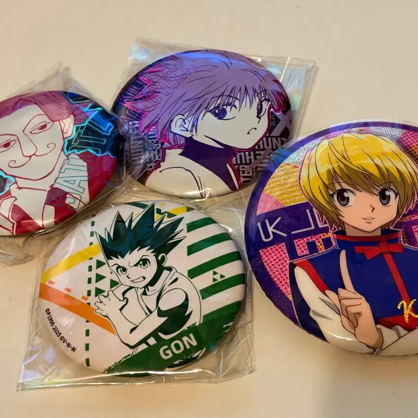 [BUNJANG] Hunter x Hunter Badge Bundle Set / 헌터x헌터 뱃지 일괄