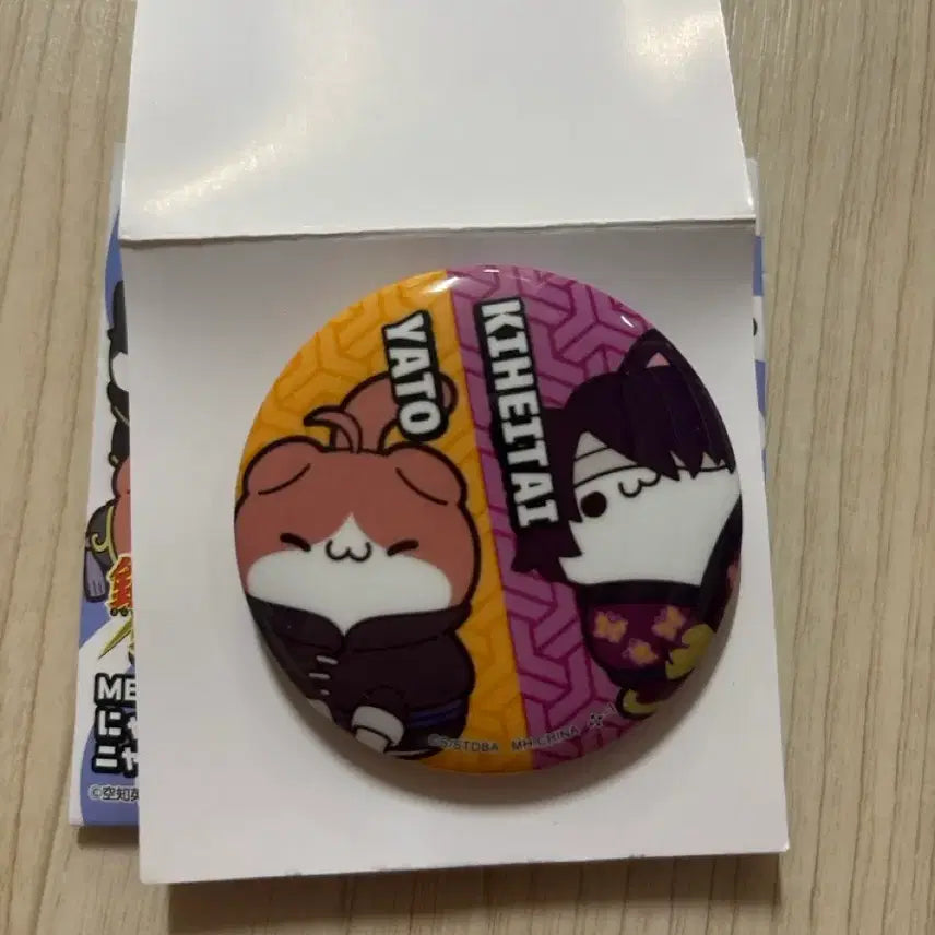 [BUNJANG] Megahouse Gintama Nyan-Kon Can Badge Kamui Takasugi / 은혼 메가캣 냥혼 캔뱃지 카무이 타카스기
