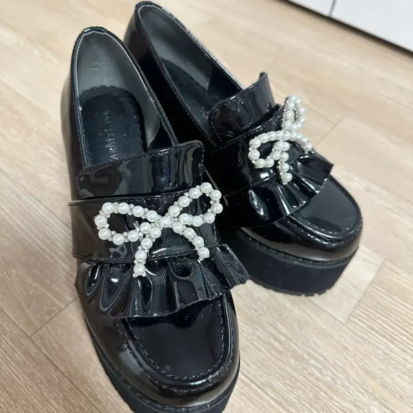 [BUNJANG] Yumetenbo DearMyLove Platform Shoes / 유메텐보 디어마이러브 통굽