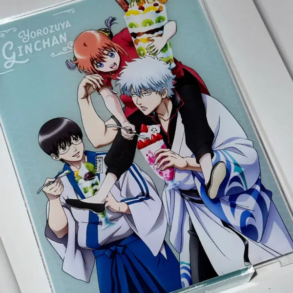 [BUNJANG] Gintama Yorozuya Parfait Big Acrylic Stand / 마지막 가격 단순전시) 은혼 해결사 파르페 빅 아크릴 긴토키 카구라신파치