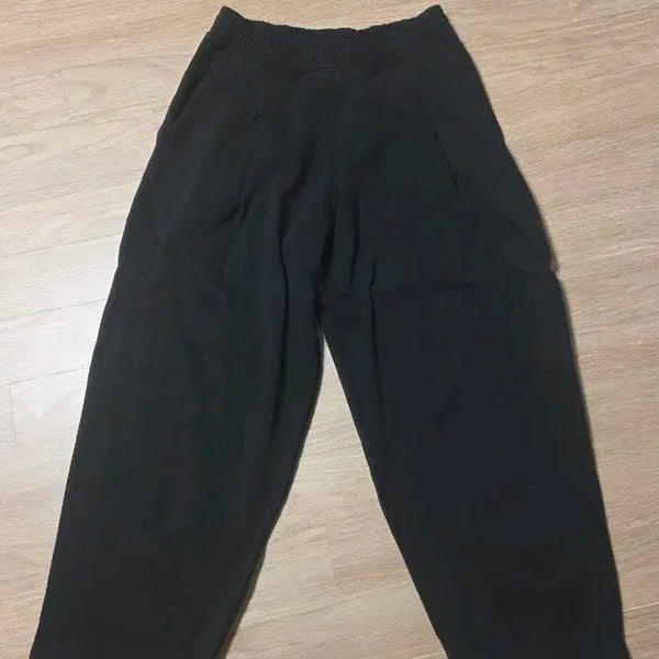[BUNJANG] Javaness One-Tuck Wide Heavy Sweatpants / [L, 블랙] 자바나스 원턱 와이드 헤비 스웨트 팬츠