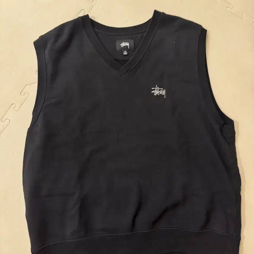 [BUNJANG] Stussy Sweat Vest / 스투시 스웻 조끼 베스트