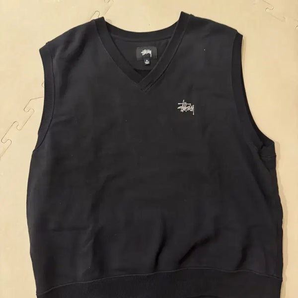 [BUNJANG] Stussy Sweat Vest / 스투시 스웻 조끼 베스트