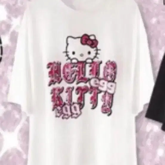 [BUNJANG] Hello Kitty Short Sleeve T-Shirt Gal Style / 헬로키티 반팔 티셔츠 갸루 베메클깔