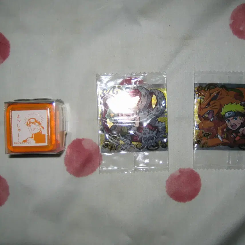 [BUNJANG] Naruto Unsealed Stamp & Wafer Sticker Set / (미개봉) 나루토/ 스탬프