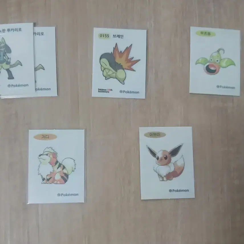 [BUNJANG] Pokemon Sticker Collection / 포켓몬 띠부실