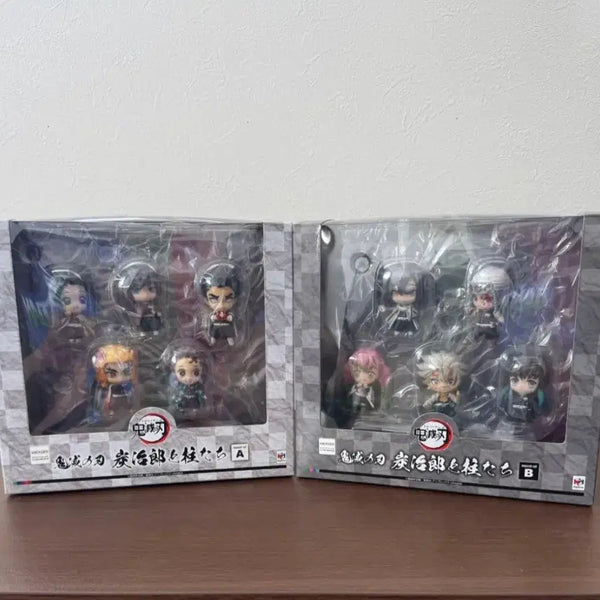 [BUNJANG] Megahouse Demon Slayer: Kimetsu no Yaiba M-Size Mascot Figure Set A & B / 귀멸의 칼날 메가하우스 마스코트 A+B 피규어 세트