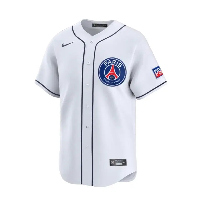 [BUNJANG] Paris Saint-Germain x MLB 2025 Limited Edition Jersey White / 파리 생제르망 x MLB 2025 리미티드 저지 화이트