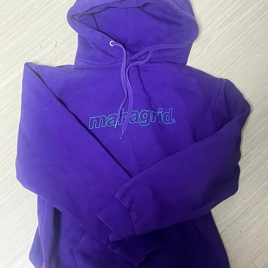 [BUNJANG] Mahagrid Purple Hoodie / 마하그리드 퍼플 후드티
