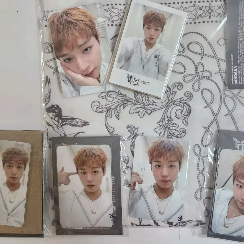 [BUNJANG] Park Jihoon 2026 Fancon MD Photocard Bundle / 박지훈 팬콘MD 반다나 등 4종(사귀자 포카O) + 특전