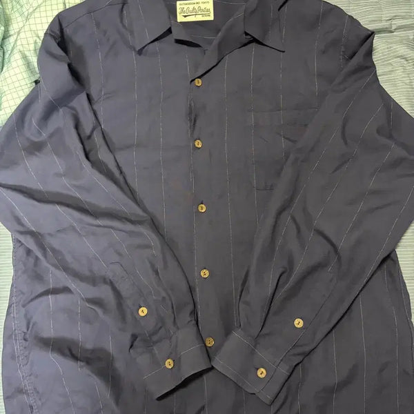 [BUNJANG] Wacko Maria Pinstripe Shirt XL / [XL]와코마리아 핀스트라이츠 셔츠