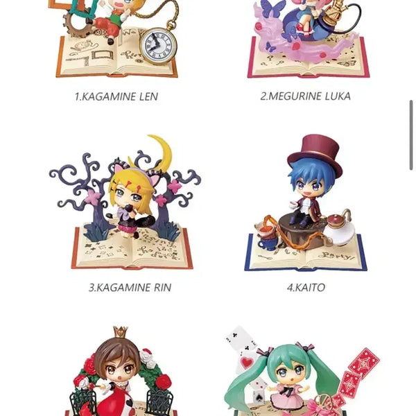 [BUNJANG] Re-Ment Vocaloid Secret Wonderland Complete Set of 6 Figures / [최저가.즉시배송]리멘트 보컬로이드 시크릿 원더랜드 전6종 가챠박스