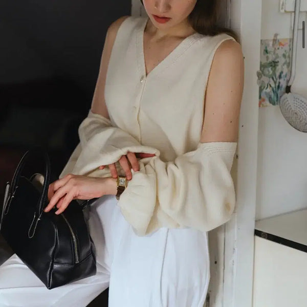 [BUNJANG] Aeren Bolero Vest Set / 어랜 볼레로 베스트 세트