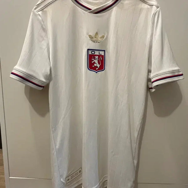 [BUNJANG] Adidas Olympique Lyonnais 75th Anniversary Jersey (XS) / 아디디스 리옹 75주년 유니폼 (XS)