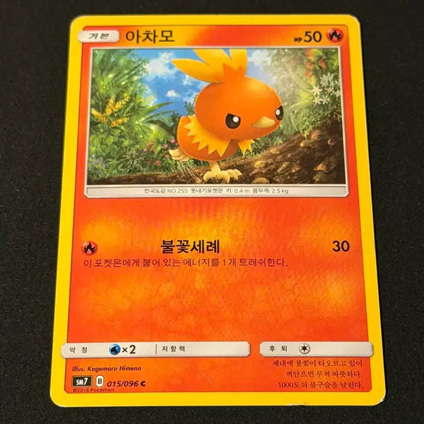 [BUNJANG] Vintage Pokemon Card Torchic / 고전 포켓몬 카드 아차모