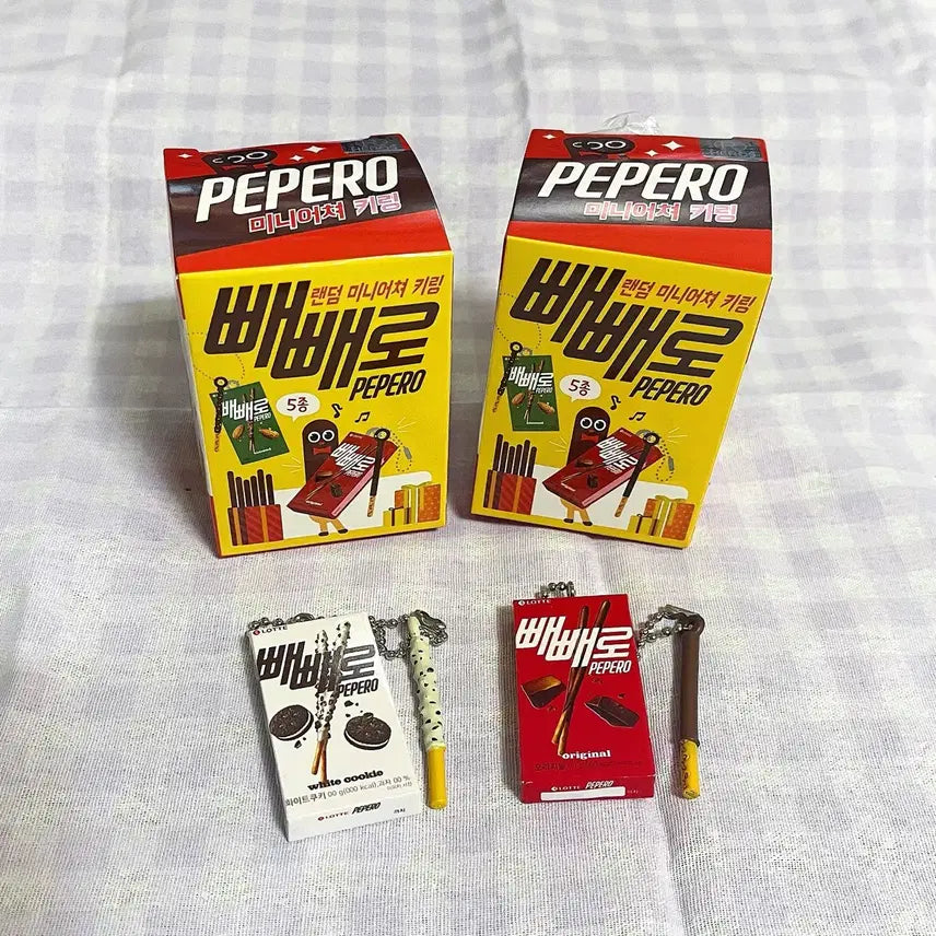 [BUNJANG] Pepero Miniature Keychain / 새상품) 빼빼로 키링