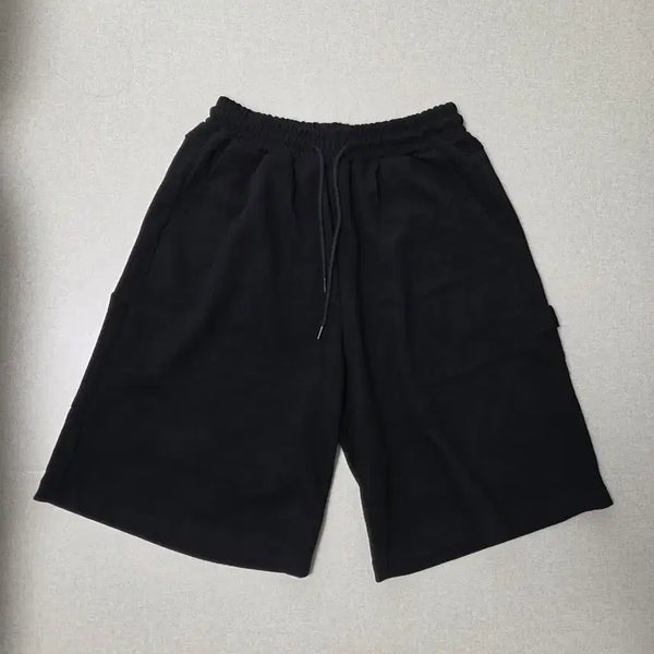 [BUNJANG] Boundary Carpenter Bermuda Sweat Shorts Black (XL) / 바운더리 카펜터 버뮤다 스웨트 반바지 블랙 (XL)
