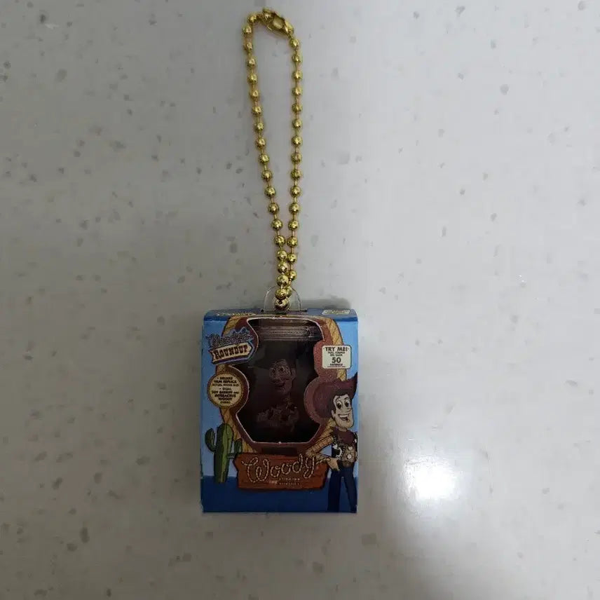 [BUNJANG] Disney Pixar Toy Story Woody Gacha Keychain / 토이 스토리 우디 가챠 키링