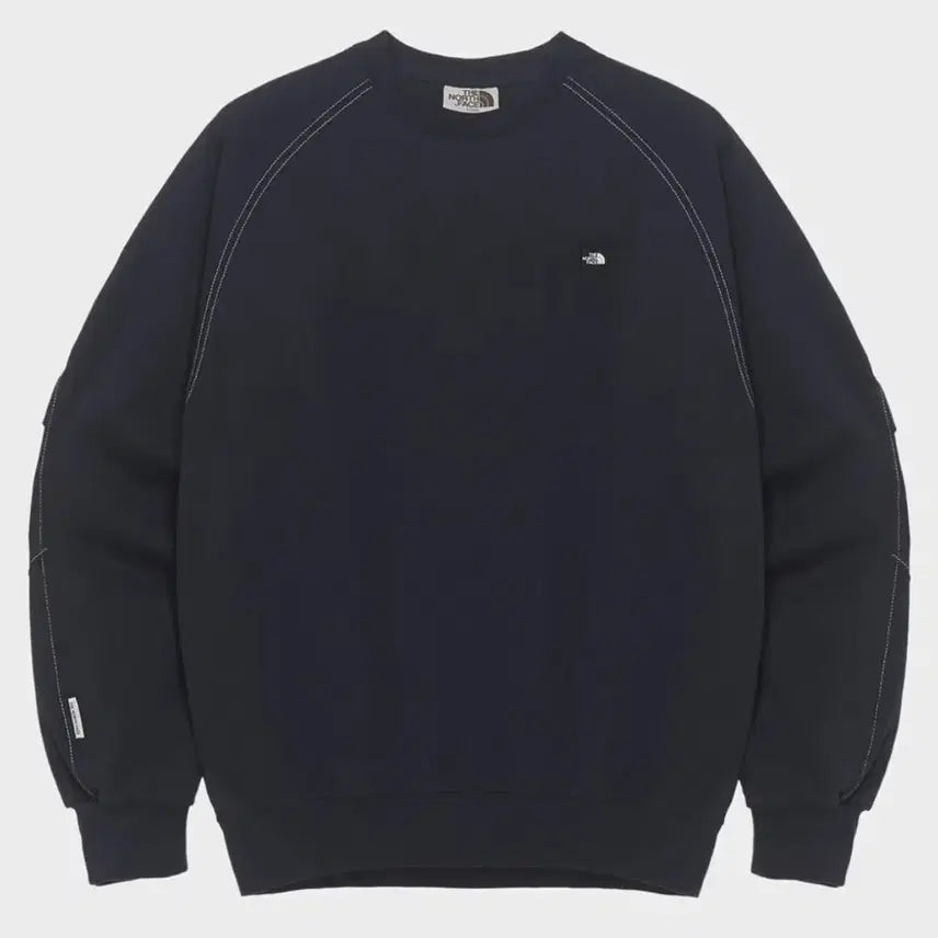 [BUNJANG] The North Face Mini Stitch Sweatshirt Dark Navy L / 노스페이스 미니 스티치 스웻셔츠 다크 네이비 L