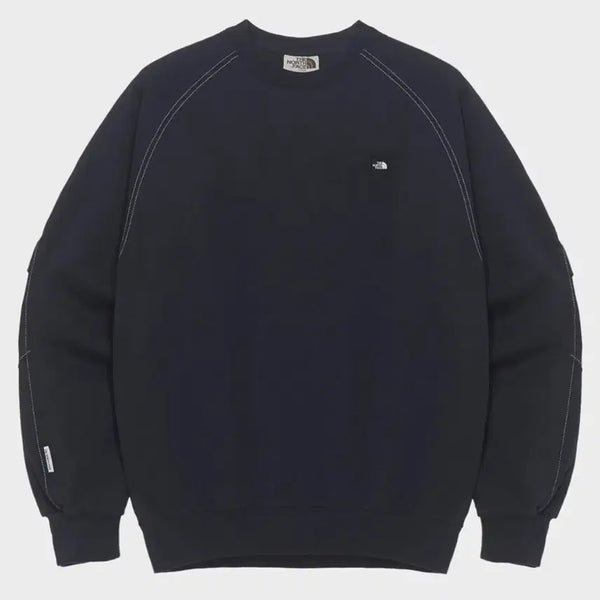 [BUNJANG] The North Face Mini Stitch Sweatshirt Dark Navy L / 노스페이스 미니 스티치 스웻셔츠 다크 네이비 L