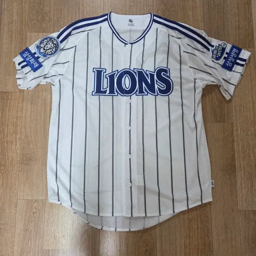 [BUNJANG] 2025 Samsung Lions 02 Old Home Baseball Jersey Size 110 / 2025 삼성 라이온즈 02 올드 홈 유니폼