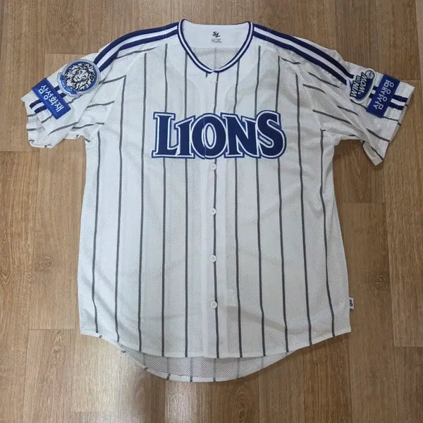[BUNJANG] 2025 Samsung Lions 02 Old Home Baseball Jersey Size 110 / 2025 삼성 라이온즈 02 올드 홈 유니폼
