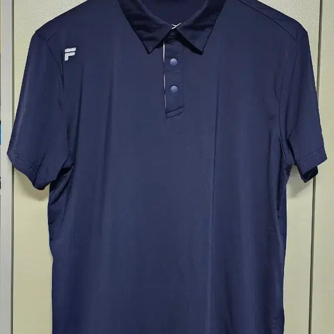 [BUNJANG] Fila Golf Shirt Navy 105 / 휠라 골프 셔츠 네이비 105