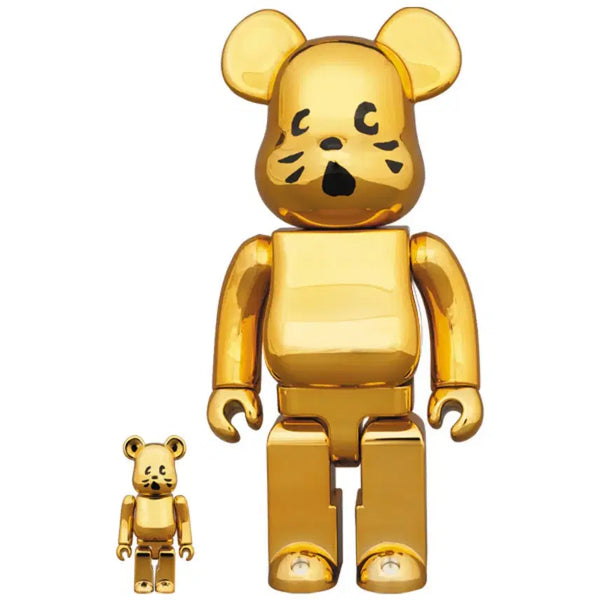 [BUNJANG] Bearbrick 400% + 100% Nya Gold Plated Version Set / 베어브릭 400%+100% NYA 골드 플레이트