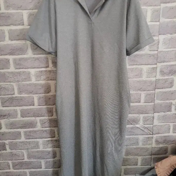 [BUNJANG] Vyur Grey Casual Long Dress / vyur 그레이 케주얼 롱원피스/알뜰한여우