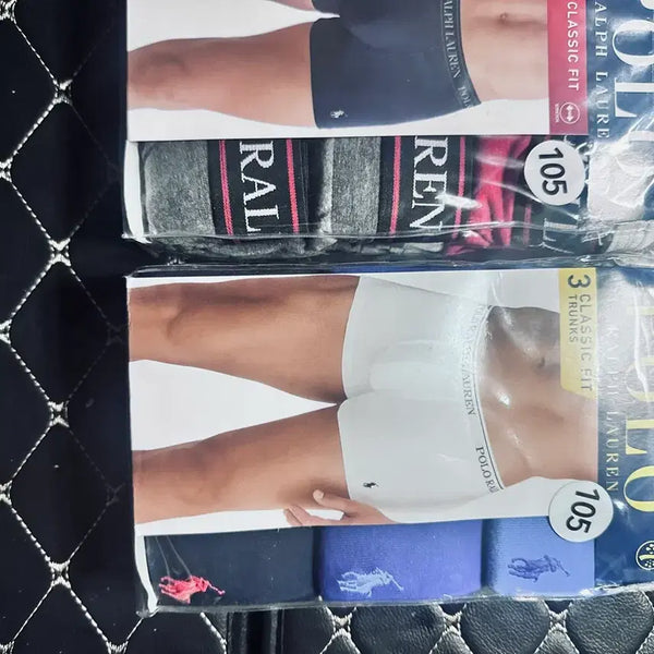 [BUNJANG] Polo Ralph Lauren Trunk Drawers 3-Pack (Size L/105) / 폴로 랄프로렌 트렁크 드로즈 3매 105 L