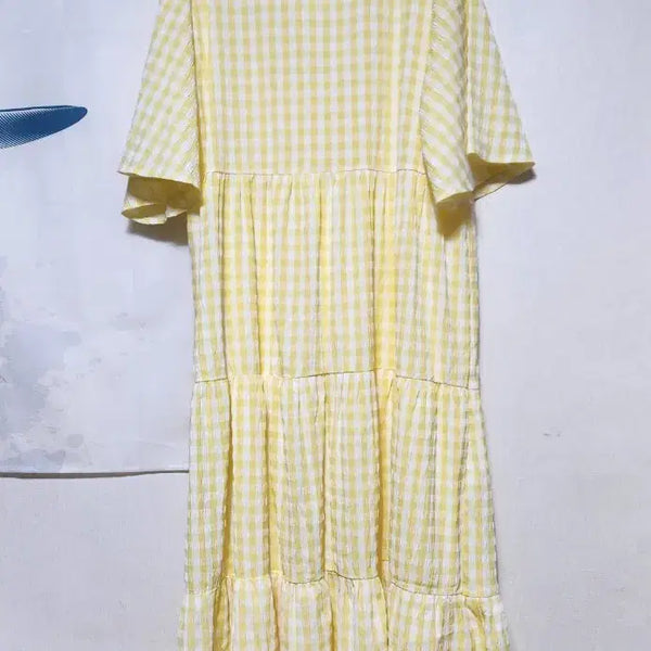 [BUNJANG] Hotping Long Dress (Size 77-88) / 여 핫핑 롱 원피스ㅡ3(77~88)