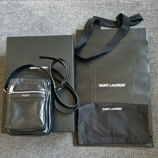 [BUNJANG] Saint Laurent Mini Crossbody Bag Black / 생로랑 미니 크로스백