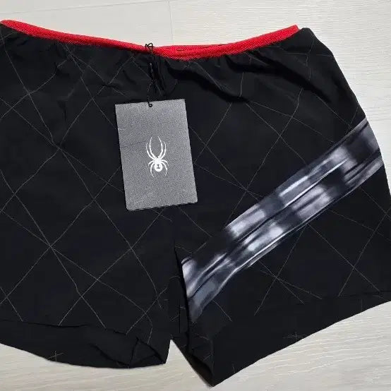 [BUNJANG] Spider Black Logo Pattern Shorts / 스파이더 반바지 블랙
