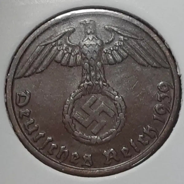 [BUNJANG] Nazi Germany 1939 1 Reichspfennig Coin / 독일 나치 1939년 1페닝.외국주화 주화 화폐 동전