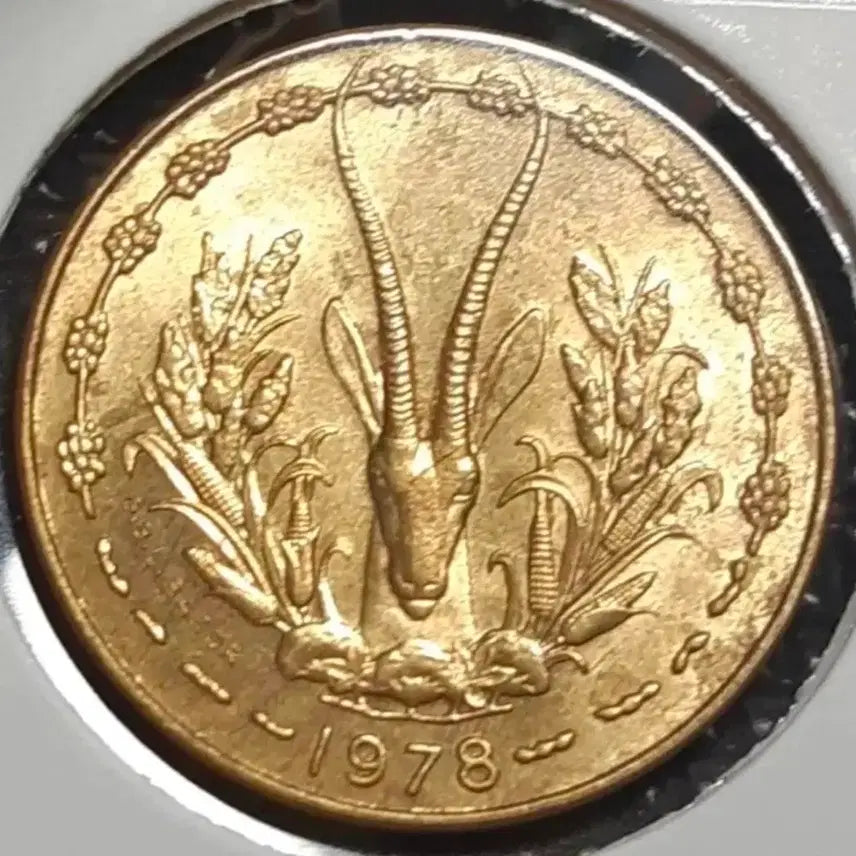 [BUNJANG] West African Federation 1978 10 Francs Uncirculated Foreign Coin / 극희귀 서아프리카연합 미사용 1978년 10프랑.외국주화 주화 화폐 동전