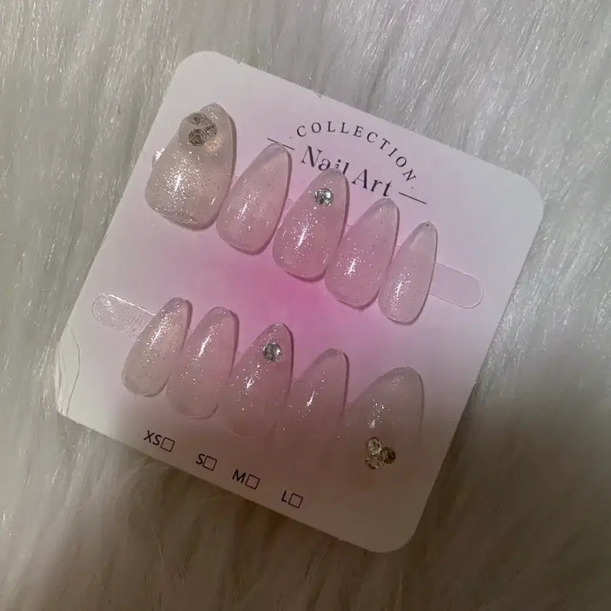 [BUNJANG] Handmade Glitter Gem Nail Tips / 수제네일턉