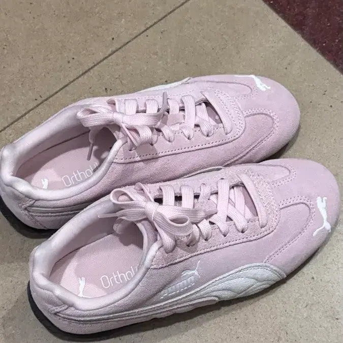 [BUNJANG] Puma Speedcat Pink Women's Shoes Size 230 / 푸마 스피드캣 핑크 230