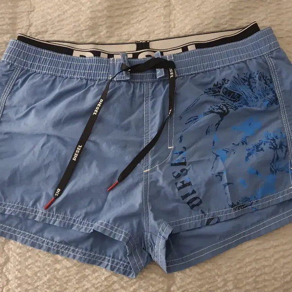 [BUNJANG] Diesel Swim Shorts Blue / 디젤 수영복 반바지 블루