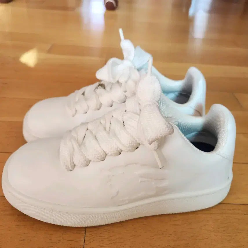 [BUNJANG] Burberry Leather Box Sneakers / 버버리 레더박스스니커즈