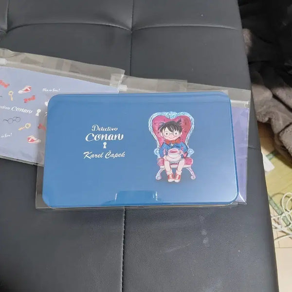 [BUNJANG] Detective Conan x Karel Capeck Collaboration Tin Case / 명탐정 코난 카렐차펙 콜라보 틴케이스