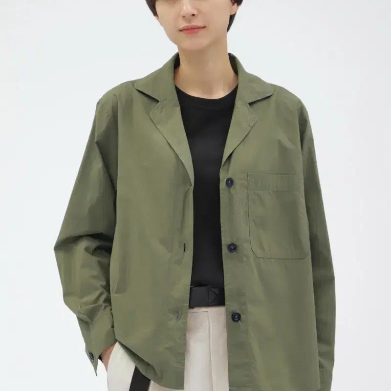 [BUNJANG] Margaret Howell Shirt Jacket Women's Size 1 / MHL 마가렛 호웰 셔츠자켓 여성 1사이즈
